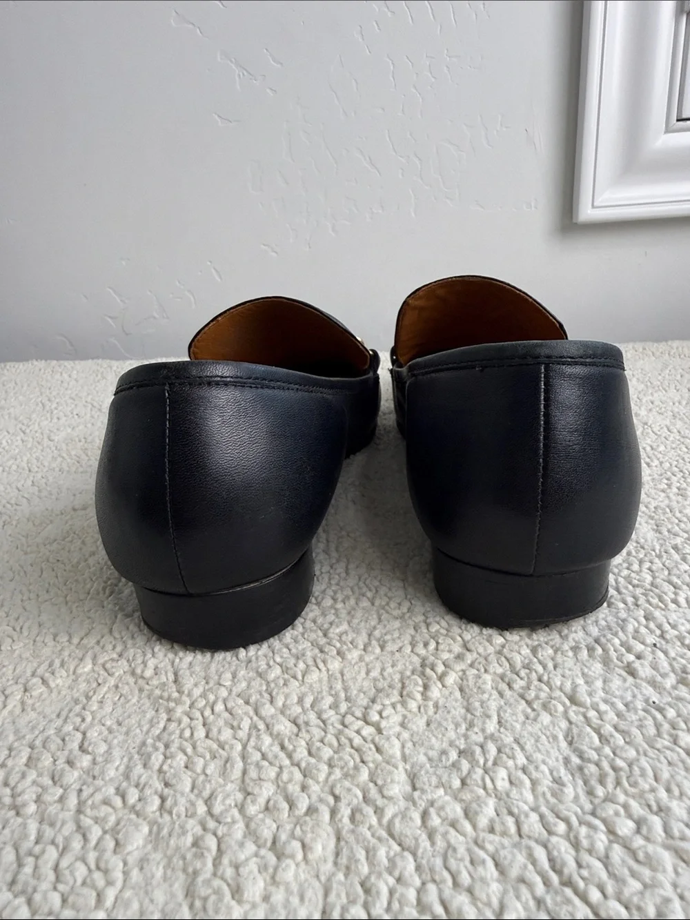 Tory Burch Black Charm Loafers Size 7.5